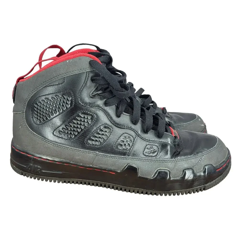Nike Air Retro Jordan Fusion 9 Sneakers Mens 9 Charcoal Black Shoes 352753-061